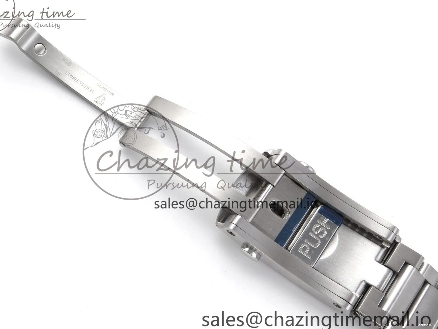 0523 Elegant Seamaster 300 Heritage SS VSF 1:1 Best Edition Blue Dial on SS Bracelet A 7701